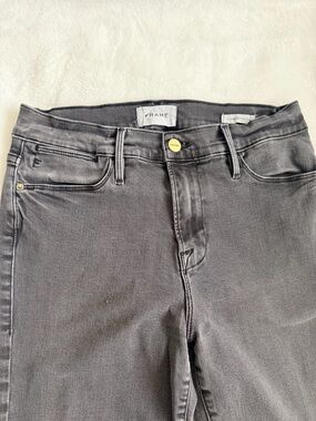 FRAME High-Rise Le High Skinny Crop Jeans